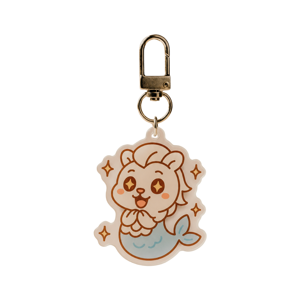 Loving Eyes Merlion Keychain