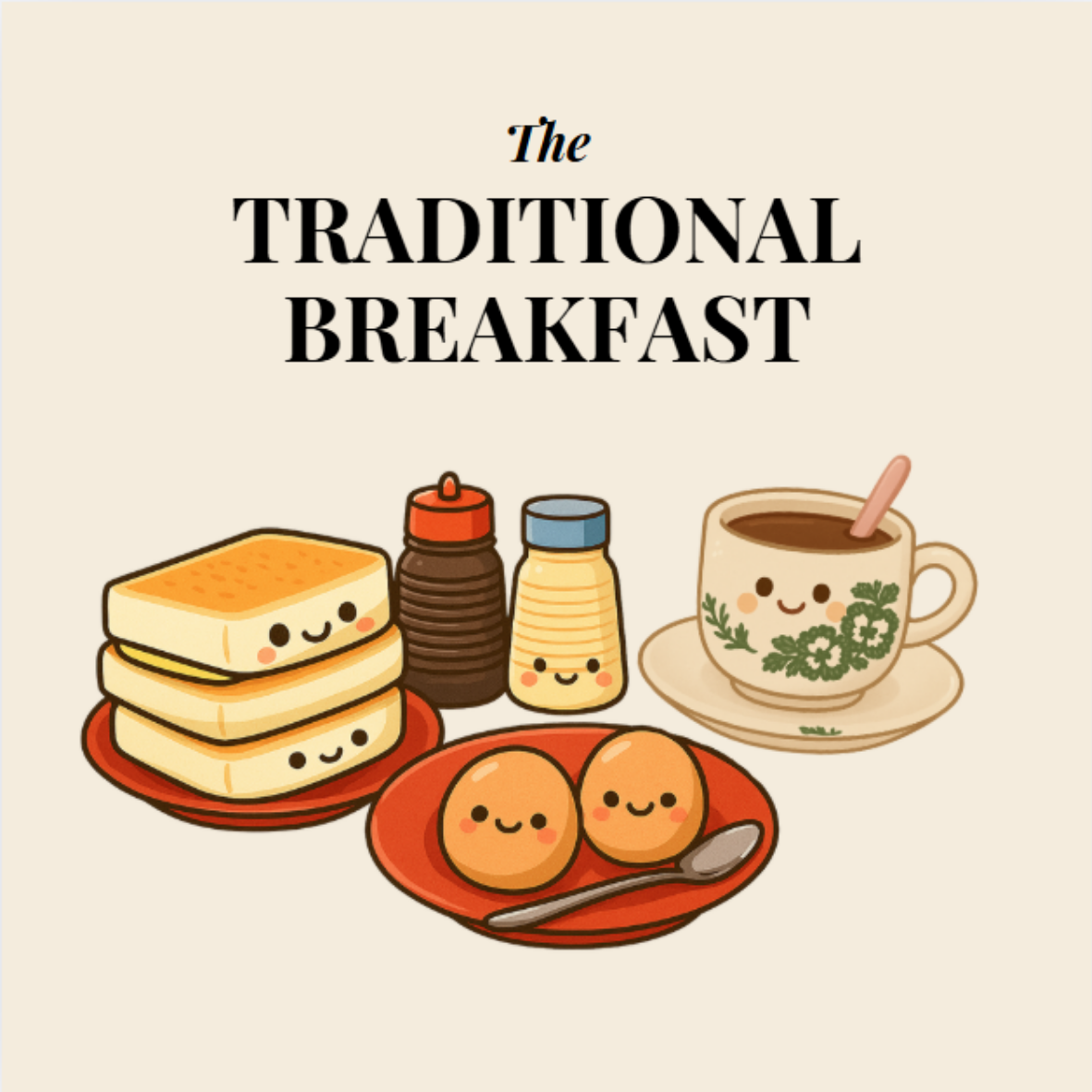 The Traditional Breakfast Enamel Mug